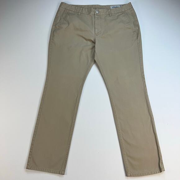 Bonobos Slim Tailored Washed Chino Pants Khaki Size 35x30 - Picture 2 of 10